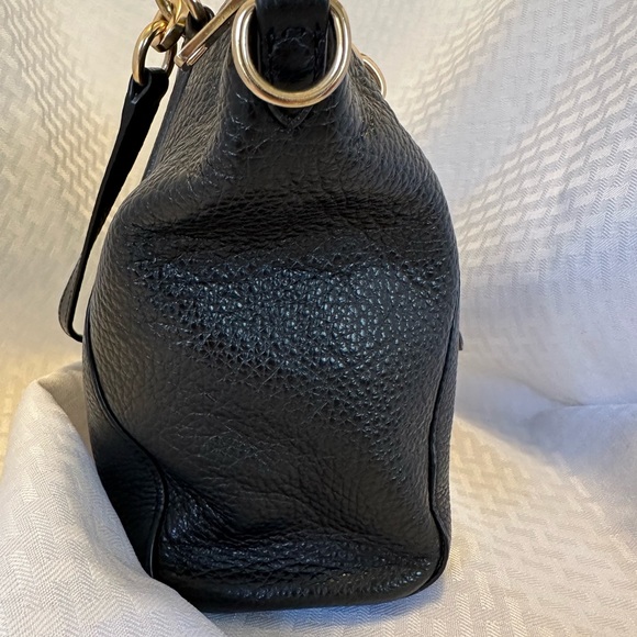πππCoach Beautiful Black Leather Bag Approx 12β Wide & approx 7β tall. - Picture 11 of 13